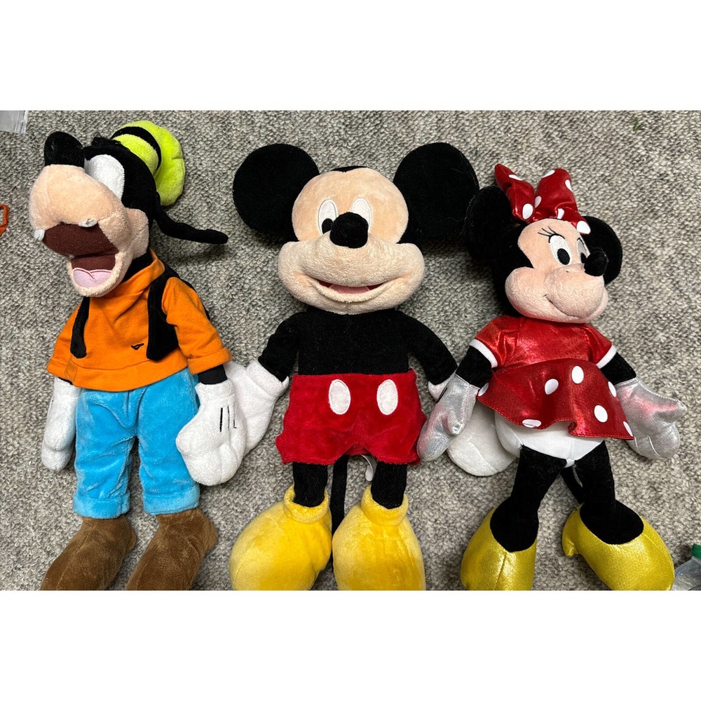 DISNEY - Minnie & Mickey Mouse and goofy Plush Beanies